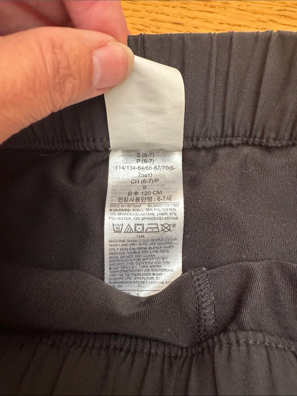 GapFit Black Girls' Tennis Skort